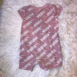 Baby puma play suit